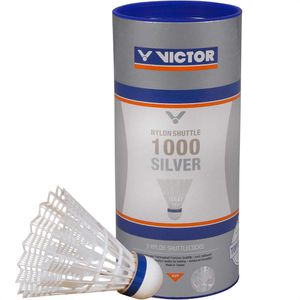 Badminton-Bälle VICTOR Nylon Shuttle 1000 Silver