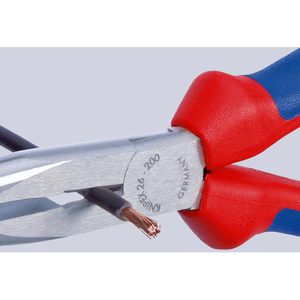 Produktbild für Flachrundzange Knipex 2612200, Storchschnabelzange