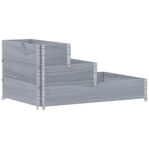 Palettenaufsatz vidaXL 4010311, grau, Holz