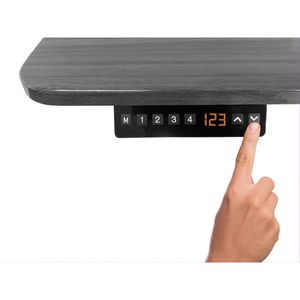 Produktbild für Schreibtischgestell LMG FYED-1-WS, weiß, 4 Memoryspeicher