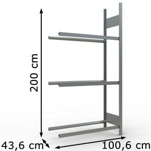 Produktbild für Anbauregal Schulte 13901, für Reifenregal