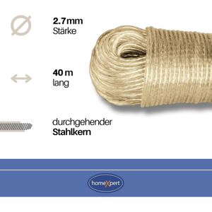 Produktbild für Wäscheleine homeXpert 305040
