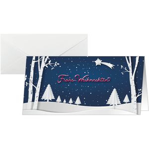Produktbild für Weihnachtskarte Sigel DS087, Pop-up Winter Landscape