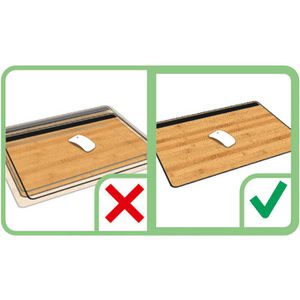 Produktbild für Schreibunterlage cep 1008005301, schwarz/bambus
