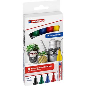 Permanentmarker Edding 3000, Set Standard