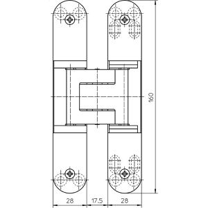 Produktbild für Türband Simonswerk Tectus TE 340 3D, natursilber