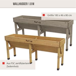 Produktbild für Hochbeet VegTrug Wall Hugger, aus Zedernholz