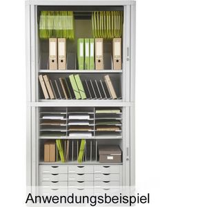 Produktbild für Rollladenschrank Paperflow aus Metall und Kunststoff