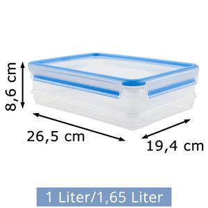 Produktbild für Aufschnittbox Emsa Clip &amp; Close 508557, aus Kunststoff