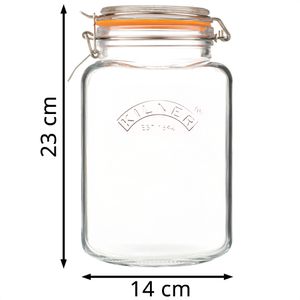 Produktbild für Einmachglas Kilner 0025.079, mit Bügelverschluss