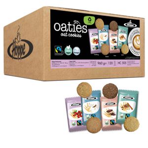 Produktbild für Kekse Hoppe Oaties Mix fairtrade, 4 Sorten