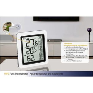 Produktbild für Thermo-Hygrometer TFA 30.3065.02, Info, digital