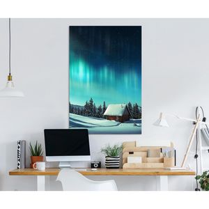 Produktbild für Wandbild Artgeist Winternacht