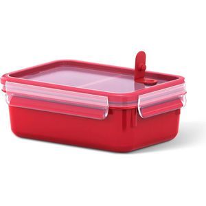 Mikrowellengeschirr Emsa Clip & Micro, rot, aus Kunststoff