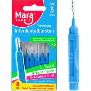 Interdentalbürsten Mara-Expert Premium Blau Minze, ISO-Größe 3