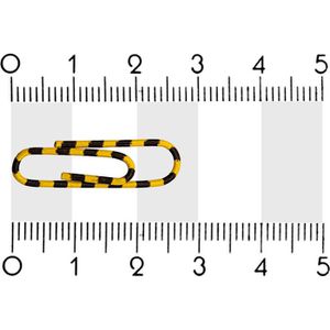 Produktbild für Büroklammern Wedo 901245299, Zebra, 27mm