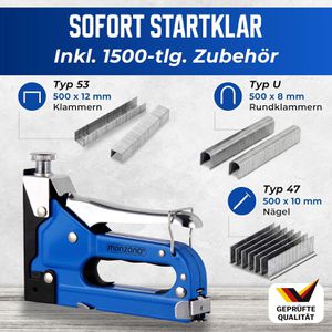 Produktbild für Handtacker Monzana 106488