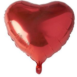 Luftballons Papstar 86802 Heart, rot