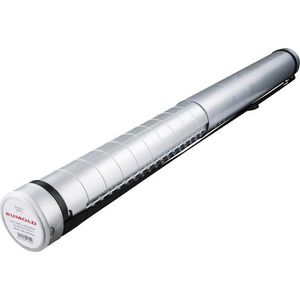 Produktbild für Zeichenrollenköcher Rumold ZR6614, mit Tragegurt, silber