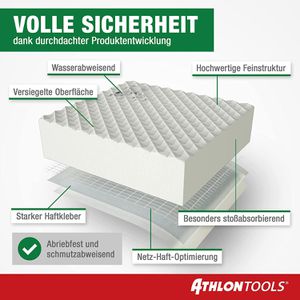 Produktbild für Wandschutz ATHLON-TOOLS MaxProtect, weiß