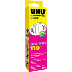 Heißklebesticks UHU Low Melt 110, transparent