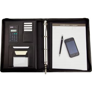 Produktbild für Schreibmappe Monolith 2827 schwarz, Kunstleder