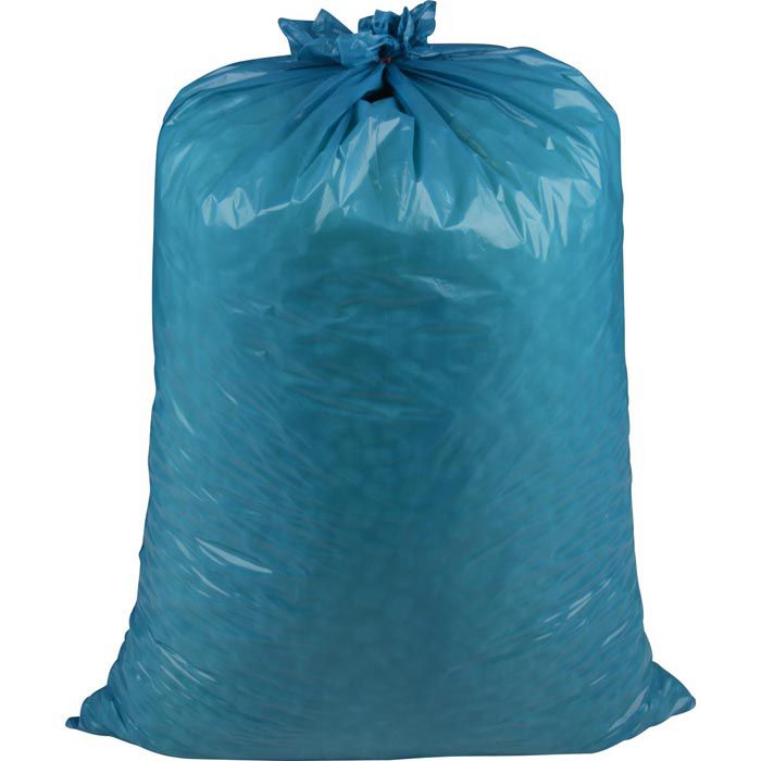 Müllsack, 120 Liter, blau, CLEAN COMFORT: Müllsäcke aus PE als