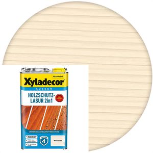Xyladecor Holzlasur Holzschutz-Lasur 2in1, 2,5l, außen, weißbuche, matt