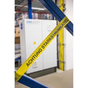 Produktbild für Trassenwarnband Kelmaplast Achtung Starkstromkabel