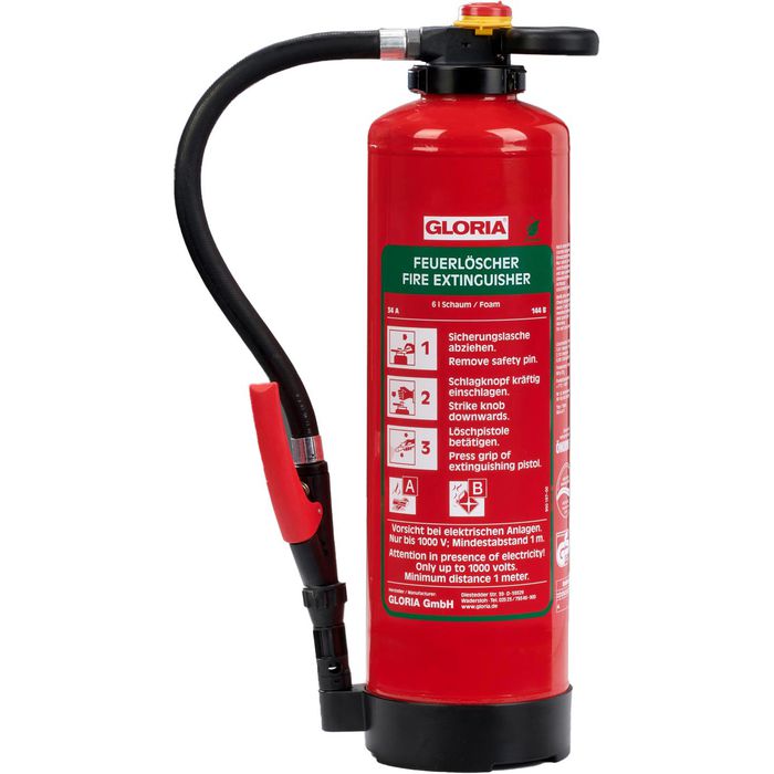 GLORIA Schaum-Feuerlöscher S 6 EASY, feuerlöscher schaum