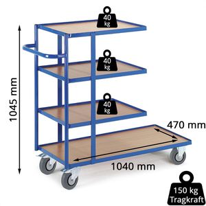 Produktbild für Kommissionierwagen Rollcart 08-7720