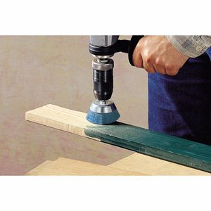 Produktbild für Drahtbürste Wolfcraft 2728000, soft Topfbürste Ø 50mm