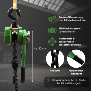 Produktbild für Kettenzug Trutzholm 41798, Hebelzug