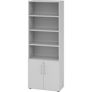 Kombischrank Hammerbacher Serie 9 Advanced, lichtgrau