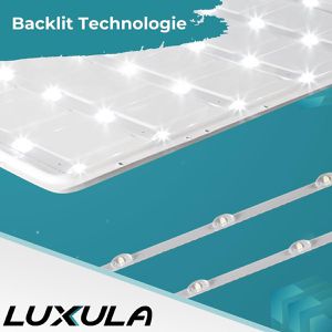 Produktbild für LED-Panel Luxula LX-62-CCT, weiß, 62 x 62 cm