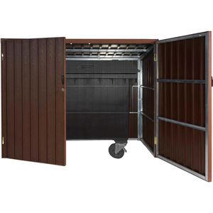 Müllcontainerbox Mendler HWC-J29, 213 x 172 x 160 cm