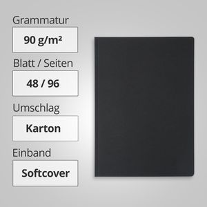 Produktbild für Notizbuch Geiger Tablet-Book, Karton Softcover