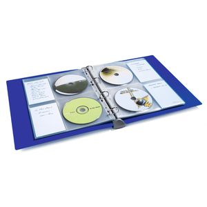 Produktbild für CD-Hüllen Durable 523819, 227 x 285 mm, mit Lochung