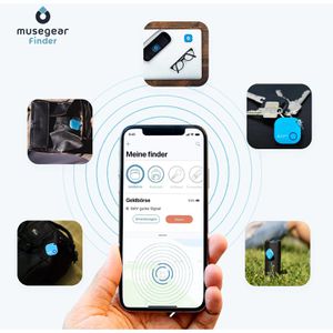 Produktbild für Bluetooth-Tracker Musegear Finder 2, für iOS &amp; Android