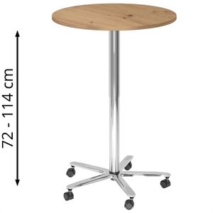 Produktbild für Stehtisch Hammerbacher ST08, asteiche