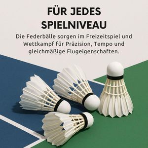 Produktbild für Badminton-Bälle Best-Sporting Turnier-Federbälle