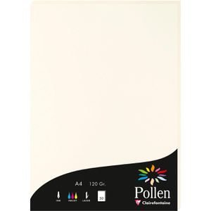 Briefpapier Clairefontaine Pollen, naturweiß, A4