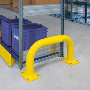 Produktbild für Rammschutzbügel Moravia aus verzinktem Stahl, Außenbereich