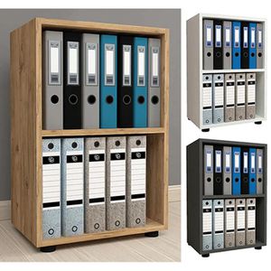 Produktbild für Aktenregal VCM Ulas 2-Fach, 918439, aus Holz
