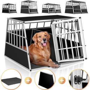 Produktbild für Tiertransportbox CADOCA Gr. XXL, aus Aluminium
