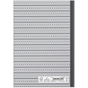 Produktbild für Notizbuch RNK Grey, 46804, Karton Hardcover