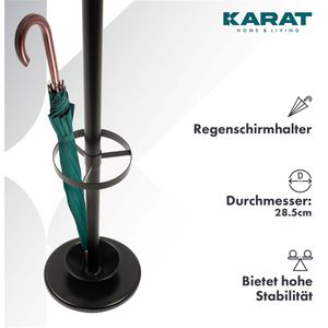 Produktbild für Garderobenständer Karat Andrew, schwarz