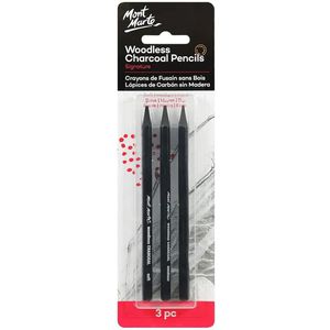Produktbild für Kohlestifte Mont-Marte Woodless Charcoal