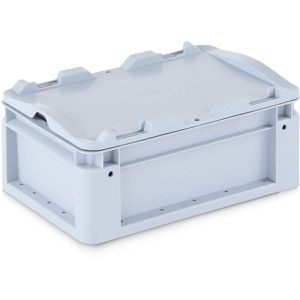 Produktbild für Eurobox Alpha-Paletten Silverline, grau, 5 L, lebensmittelecht