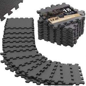 Produktbild für Bodenschutzmatte Monzana Puzzlematte, grau